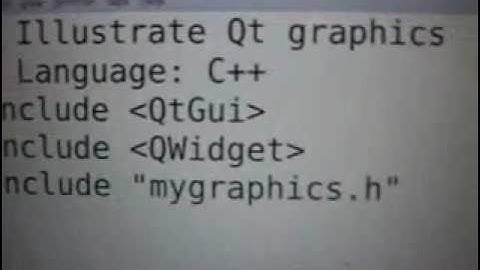 Qt/ C++ program drawing points, rectangle and line.