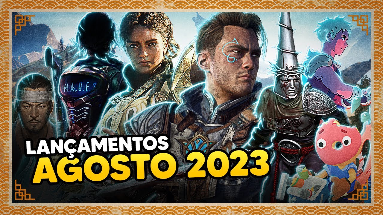 Confira os principais lançamentos de jogos em agosto de 2023