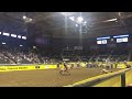 Lane Cooper (SLROSS) and Blake Bentley (Weatherford) compete in team roping