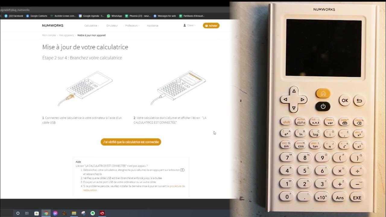 Comment Installer Des Jeux Sur La Calculatrice Numworks Tutoriel : Comment mettre à jour la calculatrice graphique Numworks -  YouTube