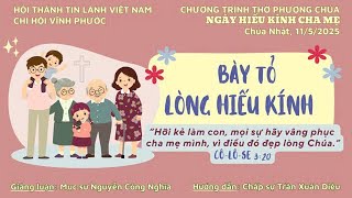HTTL VĨNH PHƯỚC - Chương Trình Thờ Phượng Chúa - 11/05/2025