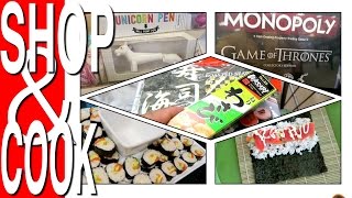 SHOP AND VLOG! BARNES AND NOBLE, 99 RANCH MARKET, AND HOW TO MAKE SALMON SUSHI ROLLS screenshot 1