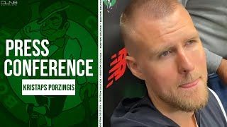 Kristaps Porzingis Calf Injury Update | Celtics Practice