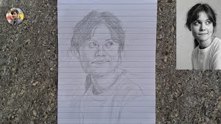 Rapid sketch of Gwyneth Keyworth 