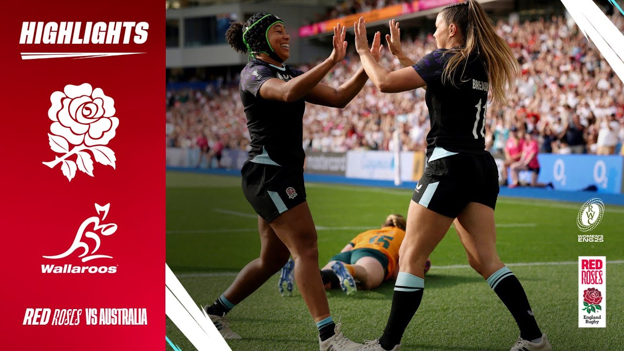 Rugby World Cup highlights: Red Roses v Australia - YouTube
