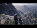【RDR2】凄い所で瞑想する人【小ネタ】
