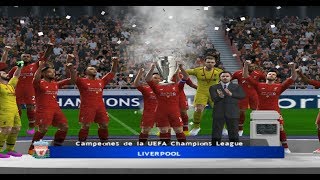 PES 2019 (PS2) Tottenham vs Liverpool - Champions League - FINAL