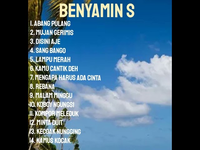 Kumpulan Lagu Terbaik Benyamin S || Lagu Benyamin S Paling Di Cari || Tanpa Iklan class=