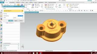 PART WEIGHT CHECKING IN UG NX