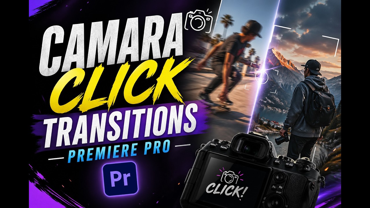 Camera Click Transition Premiere Pro | Shutter Flash Effect - YouTube