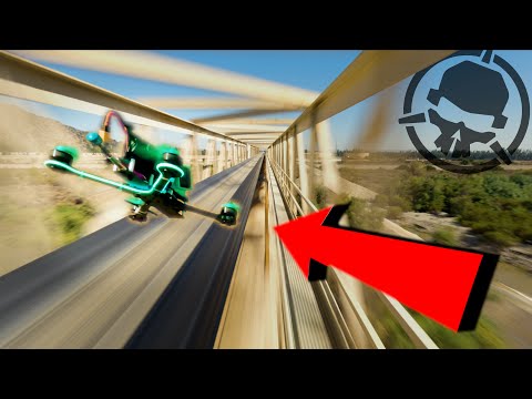 Freestyle FPV at an ACTIVE Conveyor Belt!!