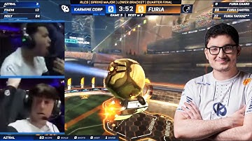 Aztral has crowd chanting his name after INSANE solo plays | KC vs FUR | RLCS Spring Major