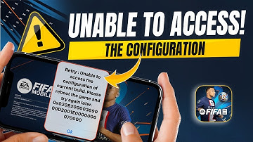 How to Fix Retry Unable to Access The Configuration of Current Build Error in FIFA Mobile on iPhone