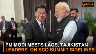 PM Modi holds key meetings with Laos, Tajikistan leaders on SCO Summit sidelines