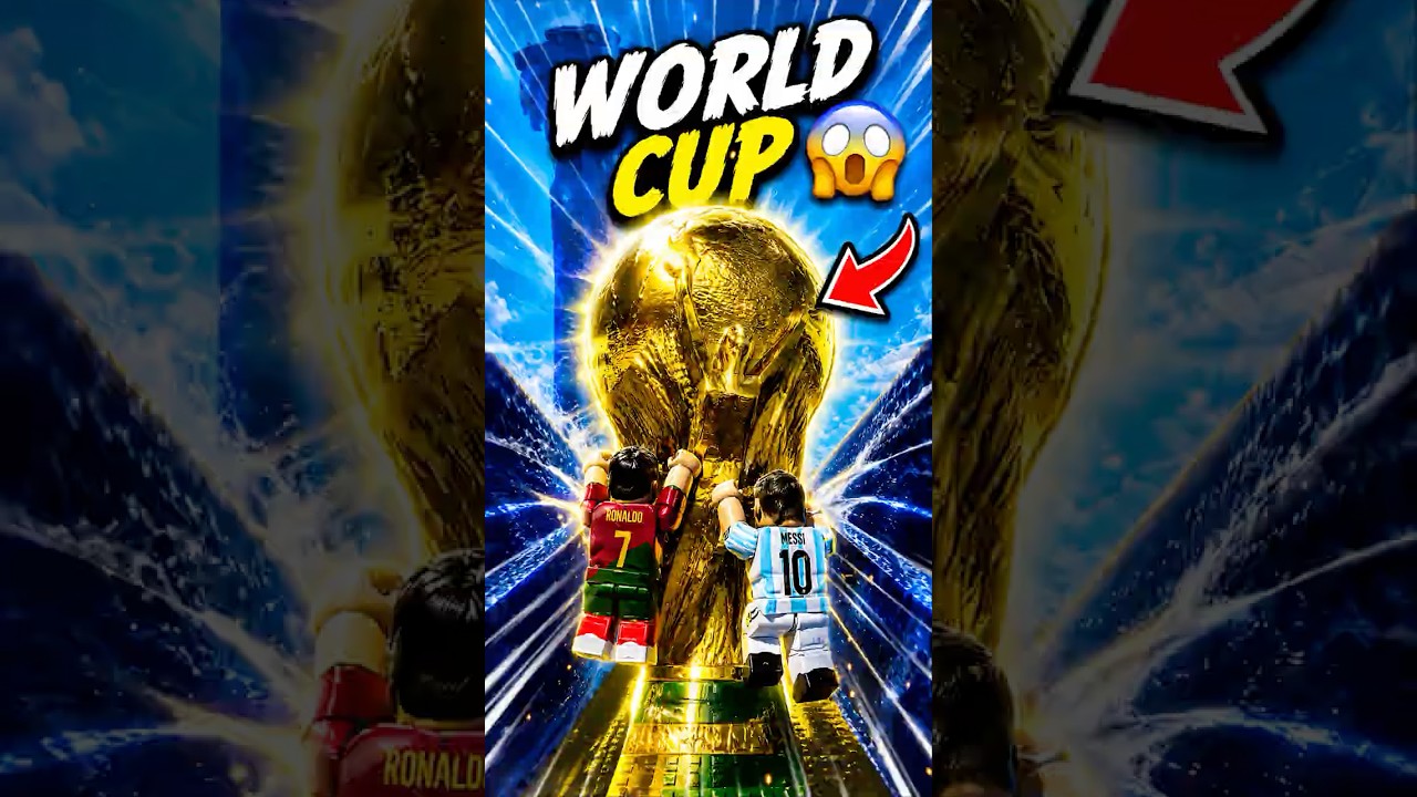 CAN RONALDO AND MESSI GET THE WORLD CUP IN ESCAPE THE TSUNAMI??😱⚽️