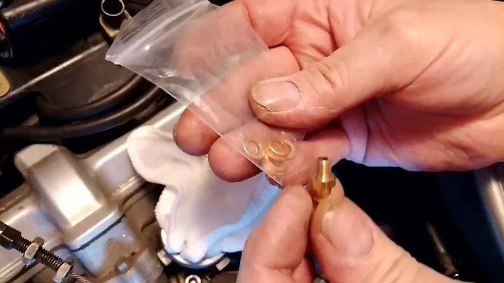 Yamaha FZR1000 exup, prep for carburettor balancing