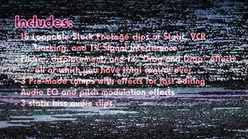 Damaged VHS and Analog TV Effects in After Effects