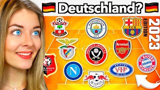 Nationalteam FALSCH erraten = BESTRAFUNG für meine FREUNDIN! 👀⚽️