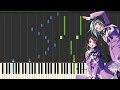 Amanchu! OP - Million Clouds (Piano Arrangement/Synthesia Tutorial)