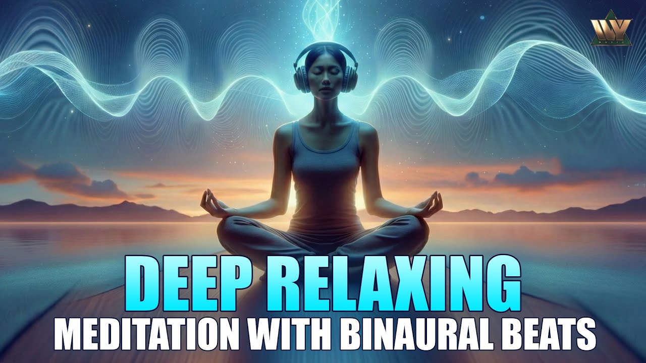 Deep Relaxing Meditation With Binaural Beats | Stress Relief, Focus ...