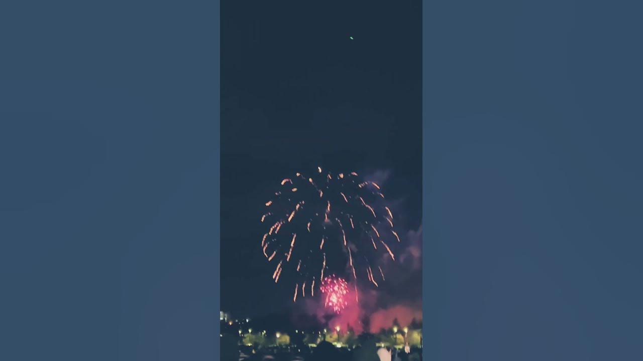 Most Beautiful New Year 2025 Fireworks in Montreal 🎉 shorts fireworks