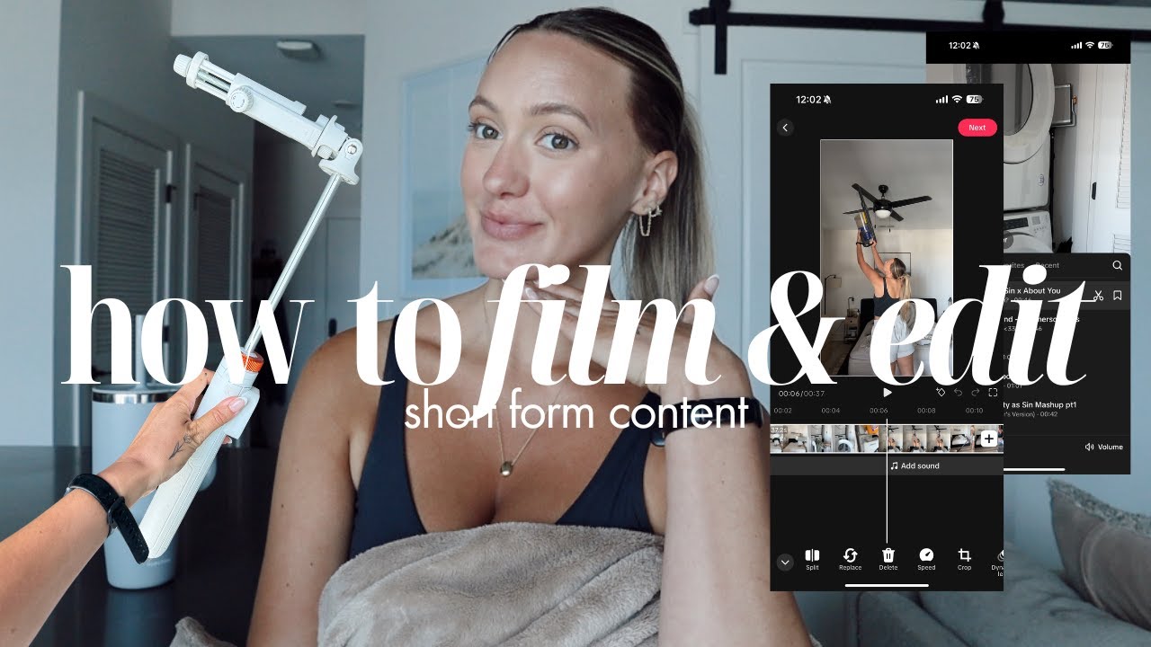 HOW TO FILM & EDIT TIKTOKS | Must have products, finding sounds, stop ...