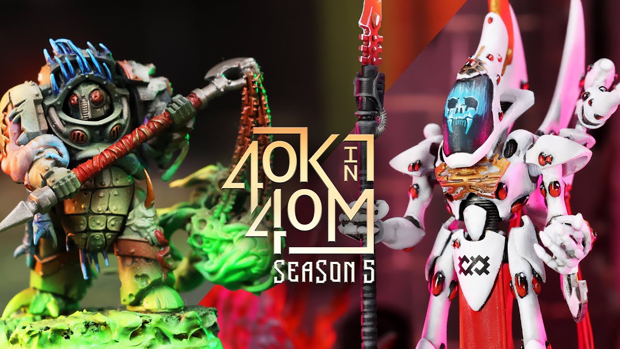 Aeldari vs Death Guard. The Space Elves from Australia! 