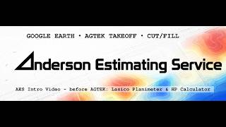 AGTEK Earthwork Takeoff Walkthrough — ETU Estimate &amp; ETU Hyperlink | Anderson Estimating Service
