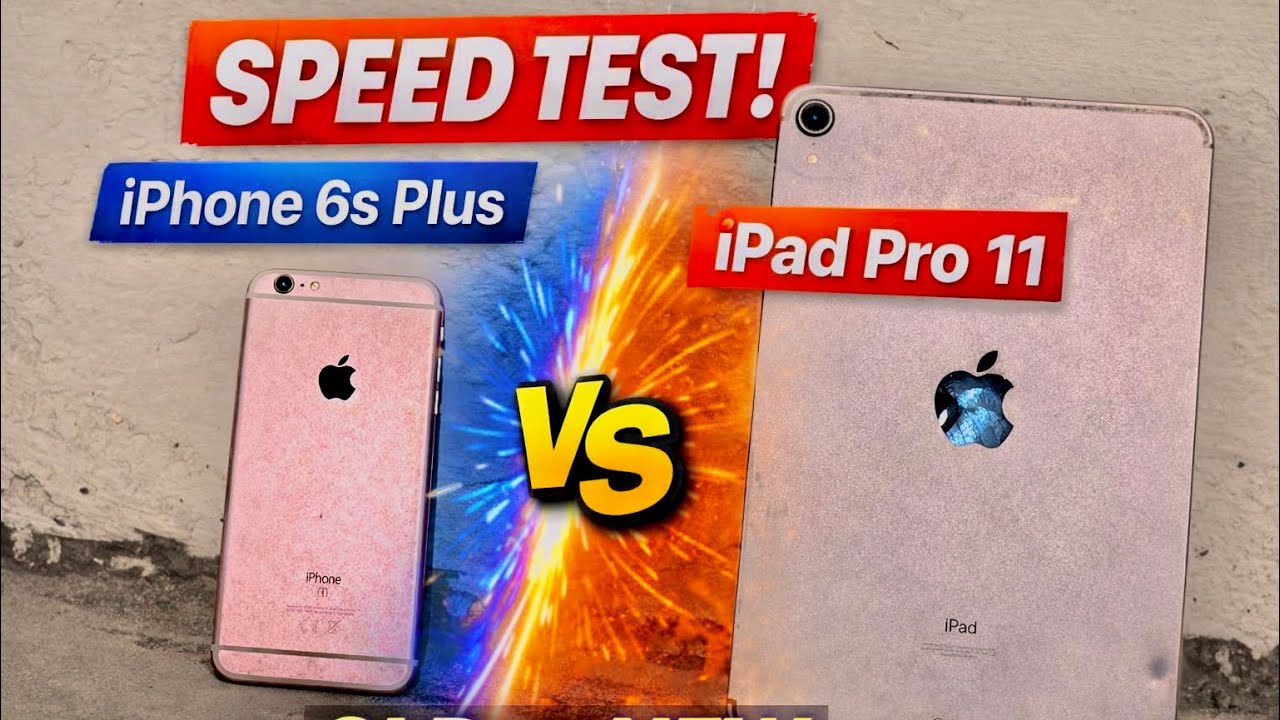iPad と　iPhone 6s iPhone 6s Plus vs iPad Pro 11 – Real Speed & Performance Test