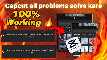 Too many people are using this feature capcut problem | Capcut no internet connection problem fix 🔥