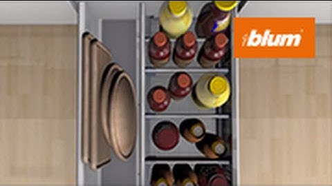 ORGA-LINE: optimal storage for bottles and cutting boards | Blum