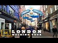 London Walking Tour 4K | Piccadilly Circus to Oxford Street via Regent Street and Carnaby Street