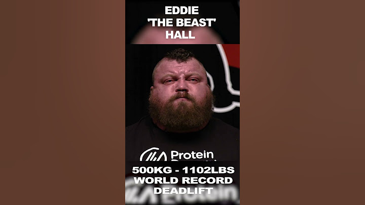 Eddie HALL | 500KG/1102LBS Deadlift World RECORD! #shorts #eddiehall #strongman
