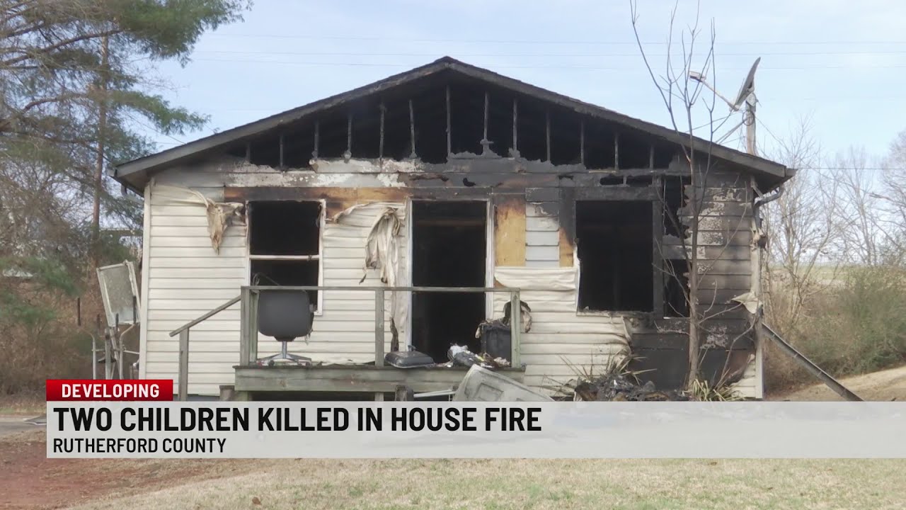 Two children killed in house fire - YouTube