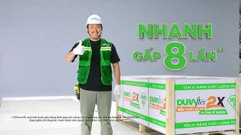 Tấm xi măng DURAflex - làm sàn nhanh gấp 8 lần