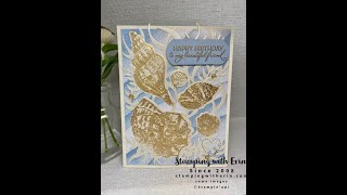 Gilded Leafing on Seashells!