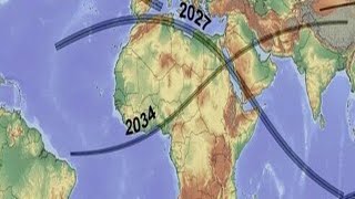 TWO MORE SOLAR ECLIPSES OCCURRING IN 2027 AND 2034!!! BOTH MAKE ANOTHER X! 10 YEARS AFTER THE....
