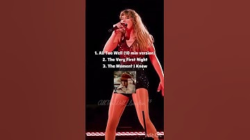 My current top 3 in each album #taylorswift #taylorsversion #pop #erastour #fyp