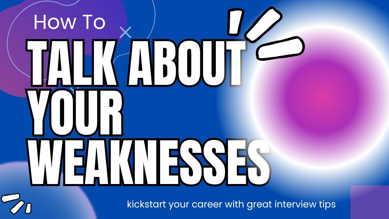 How to answer the interview question about your weaknesses during an ...