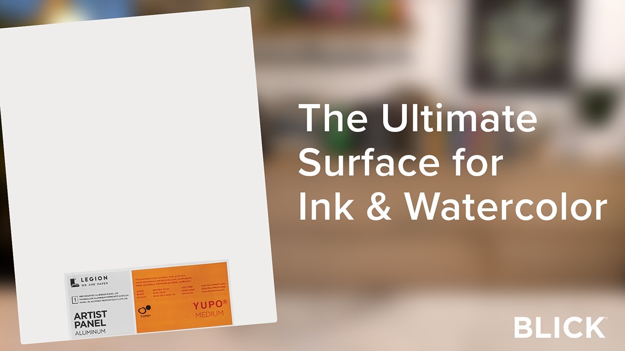 Legion YUPO Aluminum Artist Panels | Smooth, Archival Surface for Watercolor, Ink & More