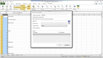 Text analytics with Semantria