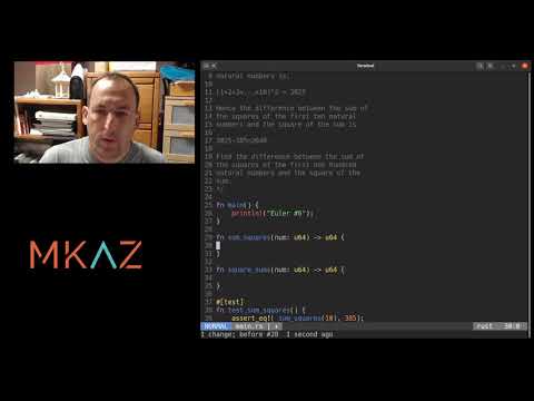 Euler #6 in Rust - Sum square difference