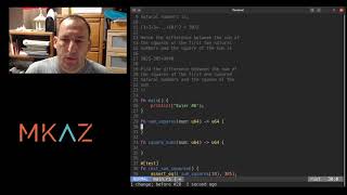 Euler #6 in Rust - Sum square difference