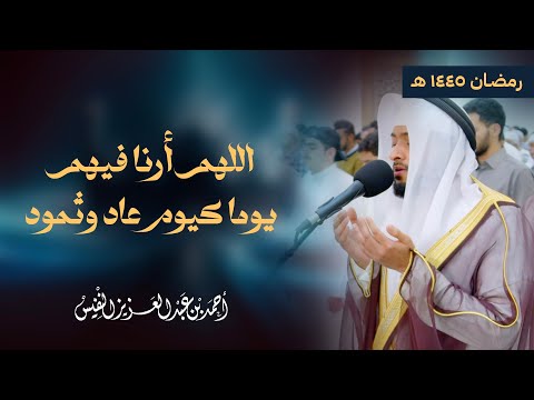 اللهم أرنا فيهم يوما كيوم عاد وثمود
