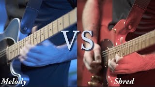 melody VS shred chords