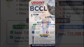BCCL Mining Job🔥| Supervisor, Mining Sirdar, Electrician & Fitter | ITI • Diploma • B.Tech | Dhanbad
