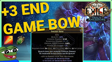 Crafting My End Game Bow For Explosive Arrow Elementalist | PoE 3.22