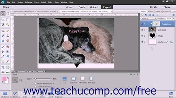 Photoshop Elements 13 Tutorial Creating Clipping Groups Adobe Training