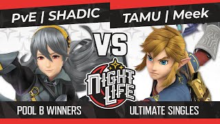 Nightlife 45 PvE SHADIC Corrin vs TAMU Meek Link Pool Finals