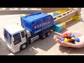 Marble run race   garbage truck postal car  haba japanese carpentry course  40